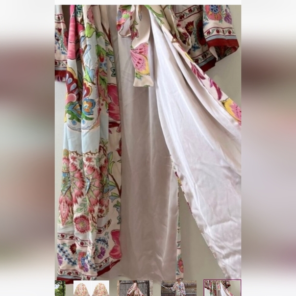 🆕️[L] Zara Floral Printed Kimono / Robe / Duster viral - Picture 9 of 16